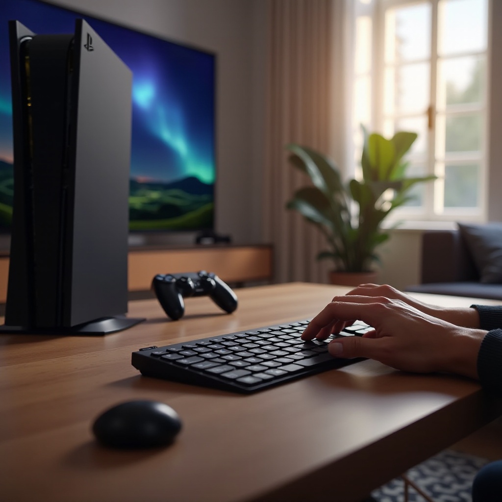 how to connect a keyboard to a ps4