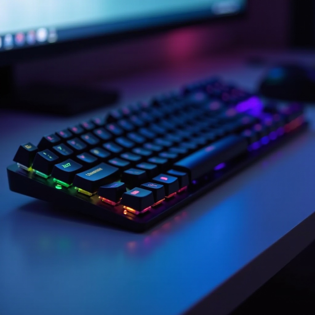 onn keyboard how to change color